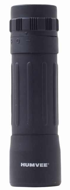 Humvee 10x25 Monocular Black Black HMV-B-MONO-BLK - Humvee