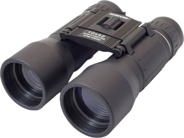 Humvee 10x42 Compact Binocular Black Black HMV-B-10X42-BLK - Humvee
