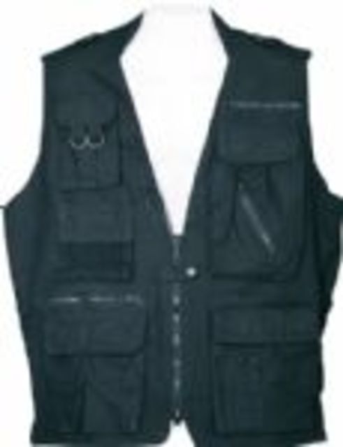 Humvee Photo Safari Vest Black XL - Humvee