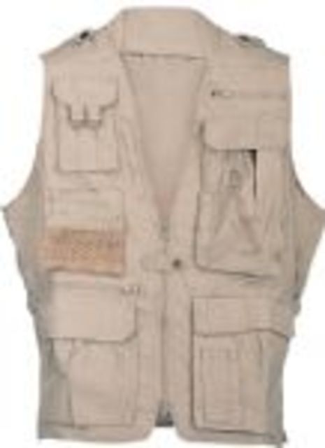 Humvee Photo Safari Vest Khaki XS - Humvee