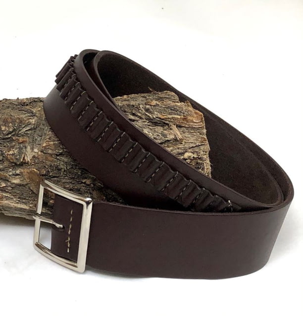 Hunter Company Cartridge Belt 2in .22 Caliber Antique Brown Large  Chestnut Tan - Hunter Company