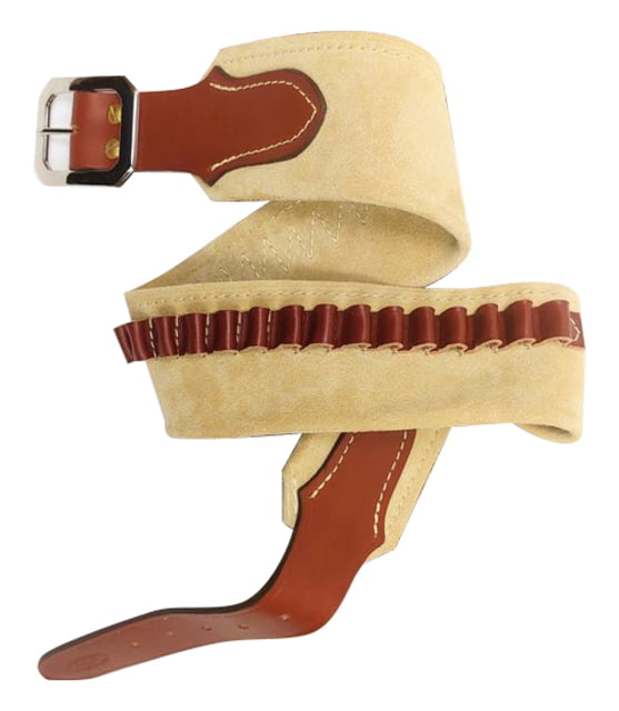 Hunter Company Duke Two Suede Cartridge Belt .38 Caliber Sand Medium Sand - Hunter Company