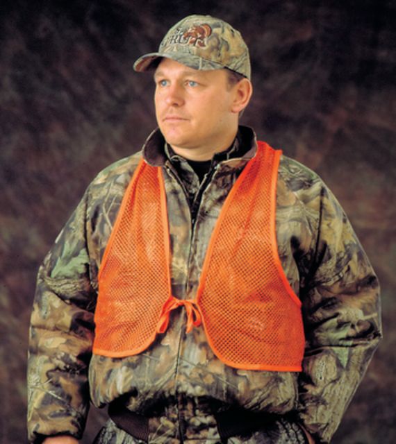 Hunters Specialties Adult Mesh Safety Vest Orange
