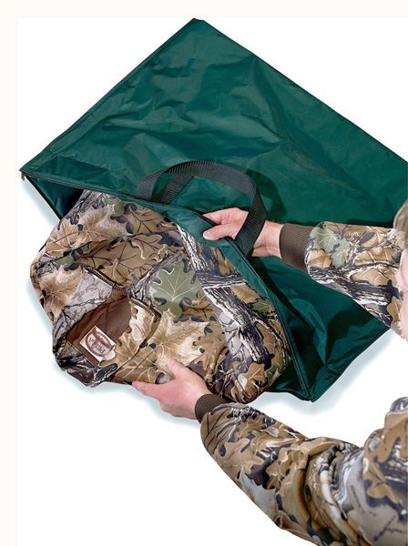 Hunters Specialties Scent Safe Deluxe Travel Bag 34x25in Gray