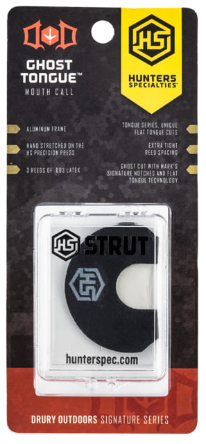 Hunters Specialties Drury Outdoors Signature Ghost Tongue Mouth Call Aluminum