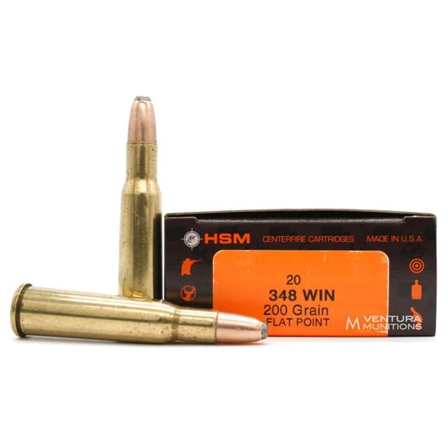 Hunting Shack DBA HSM Munitions HSM Classic Rifle Ammunition .348 Win 200gr SP 2450 fps 20/ct