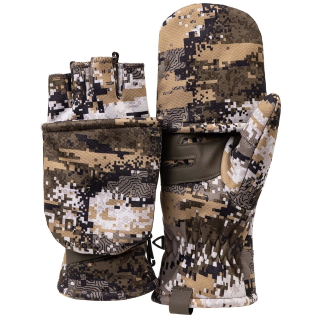 Huntworth Barrow Heat Boost Windproof Softshell Hunting Glove - Men's Disruption Large - Huntworth