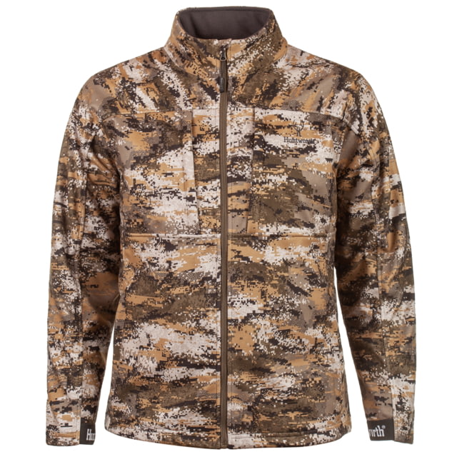 Huntworth Elkins Mid Weight Windproof Soft Shell Jacket Grid Fleece Interior - Mens Disruption 3XL