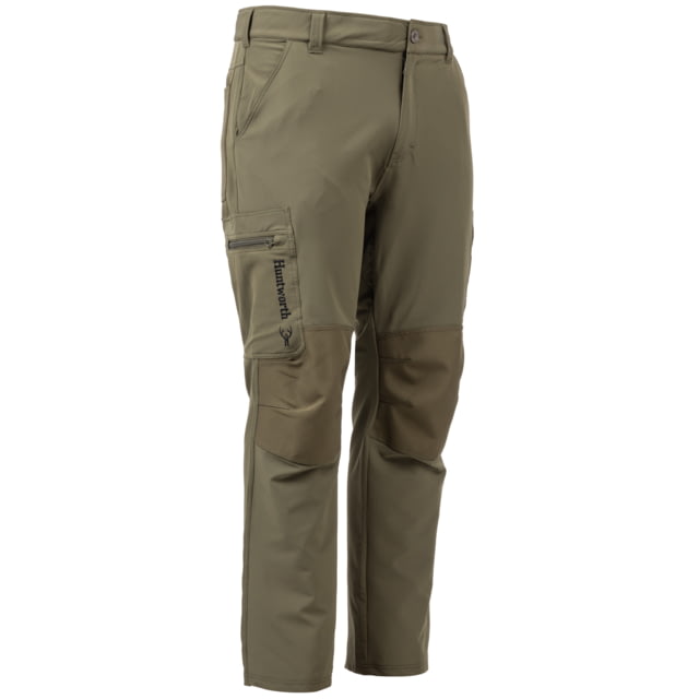 Huntworth Durham Light Weight Stretch Woven Pants - Men's Olive Green 4XL - Huntworth