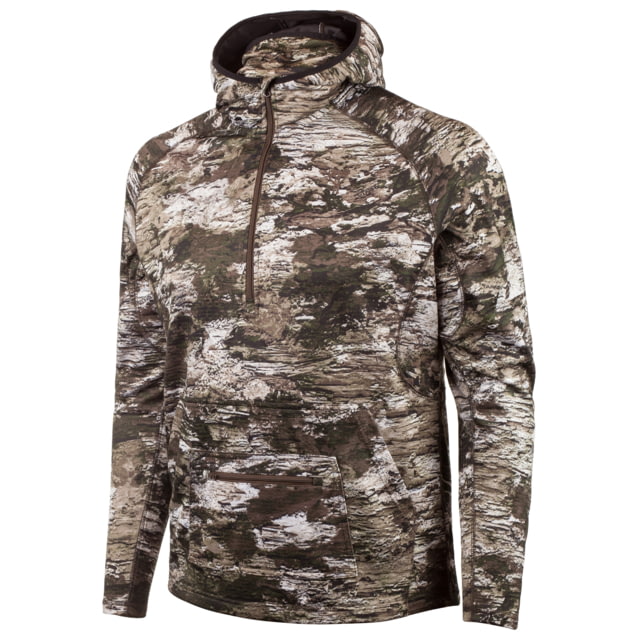 Huntworth Shelton Performance 1/2 Zip Hoodie with Facemask Unlined - Men's Tarnen 3XL
