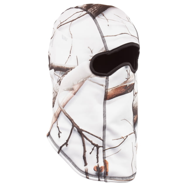 Huntworth Huntworth Rawline Reversible Hunting Performance Fleece Balaclava - Mens Snow Camo Brown/Black One Size - $16.27 at Optics Planet