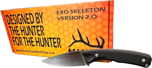 Huto Lifestyle Exo-Skeleton M390 2.0 3 in Knive Satin Finish Satin - Huto Lifestyle