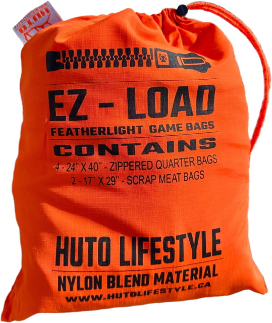 Huto Lifestyle EZ-LOAD Game Zipper Bag Set 6 Bag Set Orange - Huto Lifestyle