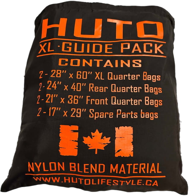 Huto Lifestyle Huto Guide Pack Game Bag Set XL 8 Bags Orange - Huto Lifestyle