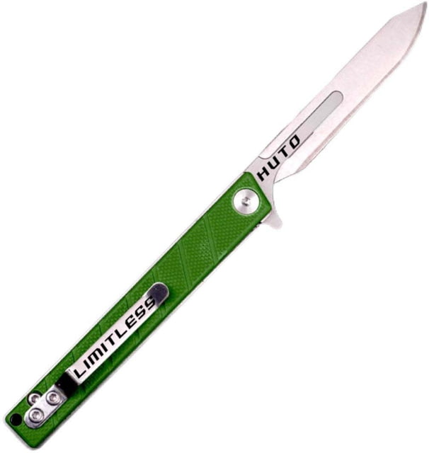 Huto Lifestyle Limitless Folding Replacement Blade Knife Lime Green - Huto Lifestyle