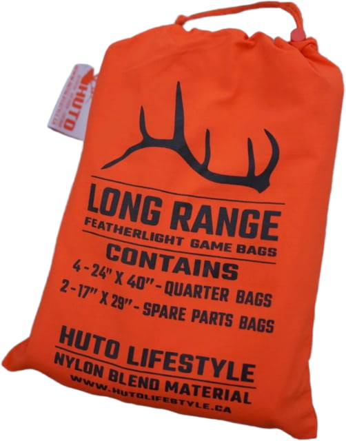 Huto Lifestyle Long Range Game Bag Set 6 Bags Orange - Huto Lifestyle