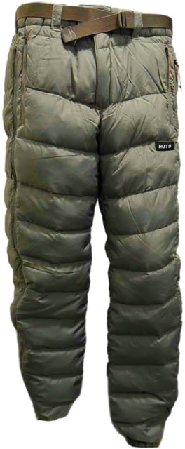 Huto Lifestyle Stalker Down Puffy Pants Army Green Medium - Huto Lifestyle