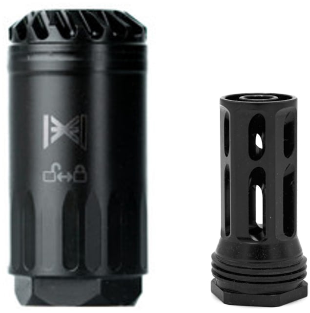 HUXWRX Blastphemy Blast Deflector Kit w/762 Flash Hider Black 5/8x24