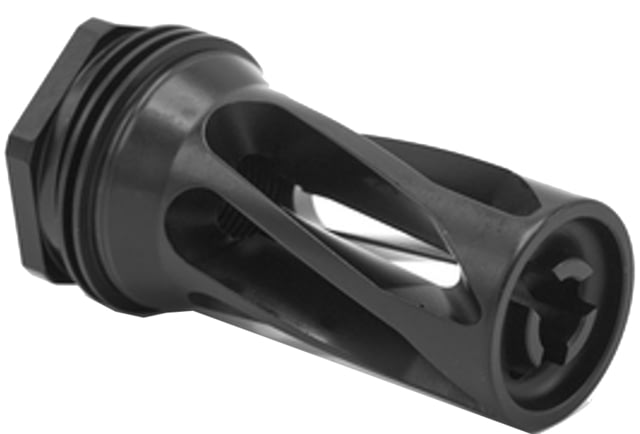 HUXWRX QD Flash Hider 5.56 M15x1 Black - Huxwrx