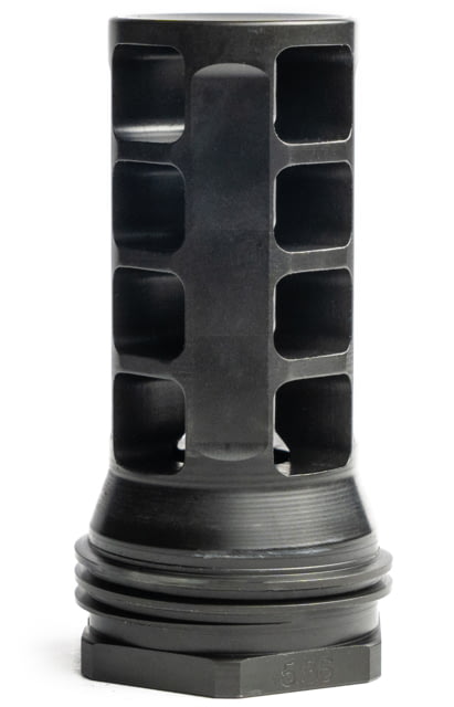 HUXWRX QD Muzzle Brake 7.62 M14x1 LH Titanuim Black - Huxwrx