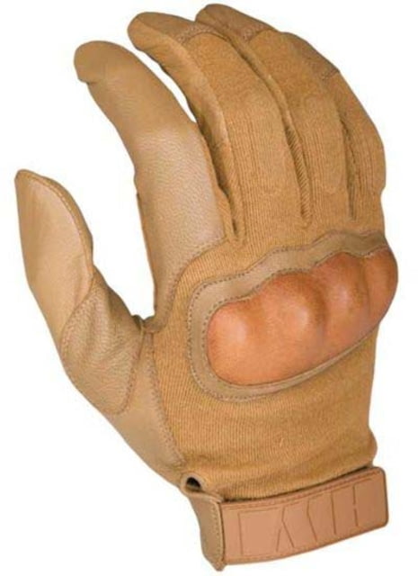 HWI Gear Hard Knuckle Tactical Glove Coyote Brown Small - Hwi Gear
