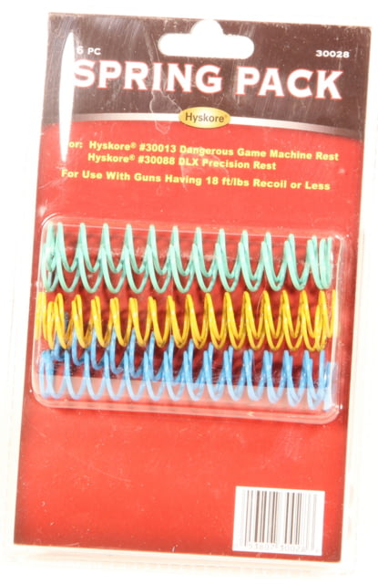 Hyskore Spring Pack for Dangerous Game Machine Rest/DLX Precision Rest Set of 6 Various