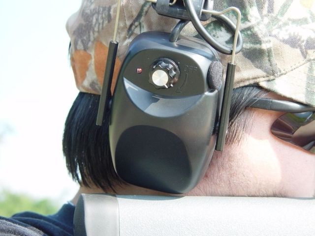 Hyskore Stereo Hearing Protector Black/OD Green - Hyskore