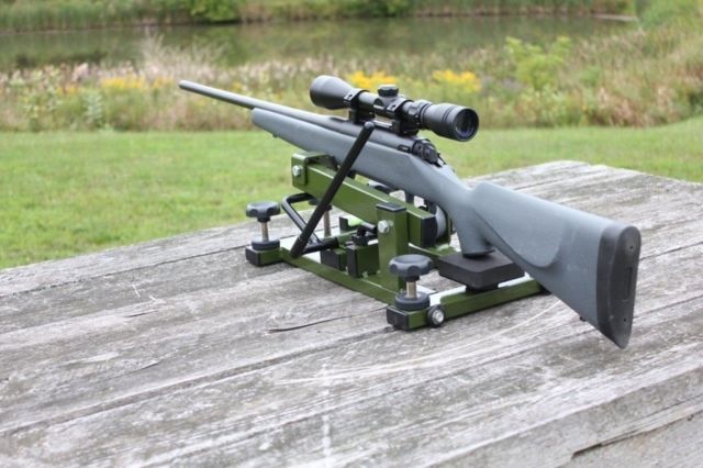 Hyskore Track & Elevate Varmint Shooting Rest Black/OD Green - Hyskore