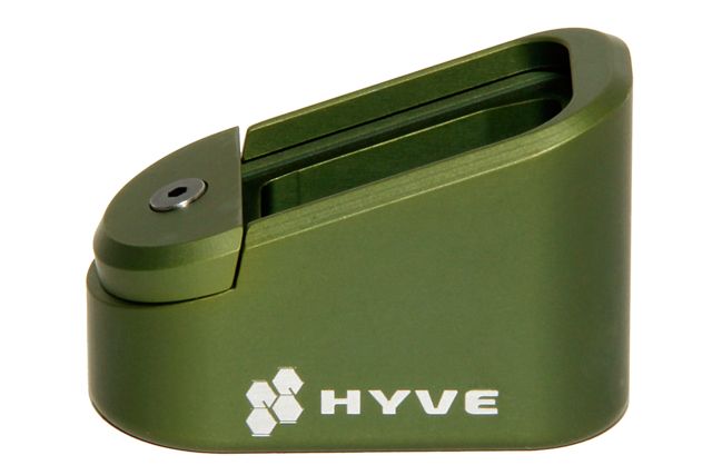 HYVE Technologies Magazine Extension Base Pad Glock 17/34 OD Green Small - Hyve Technologies