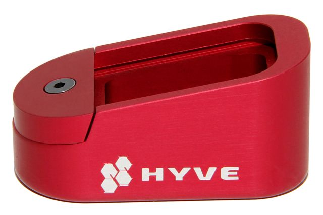HYVE Technologies Magazine Extension Base Pad Glock 19 3-Round Red Small