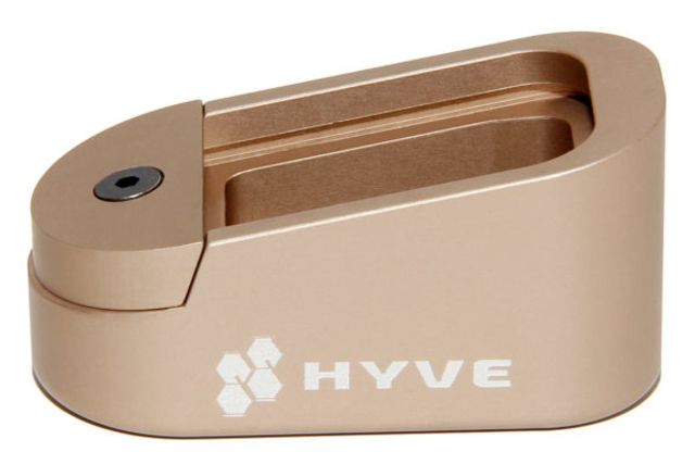 HYVE Technologies Magazine Extension Base Pad Glock 19 3-Round Tan Small - Hyve Technologies
