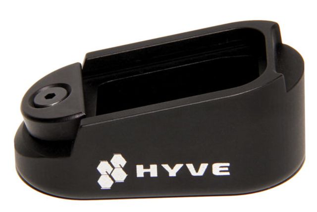 USED HYVE Technologies Magazine Extension Base Pad Glock 26 2-Round Black Small G26-E2-1 - HYVE Technologies