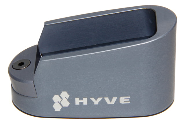 HYVE Technologies Magazine Extension Base Pad Glock 36 1-Round Gray Small - Hyve Technologies