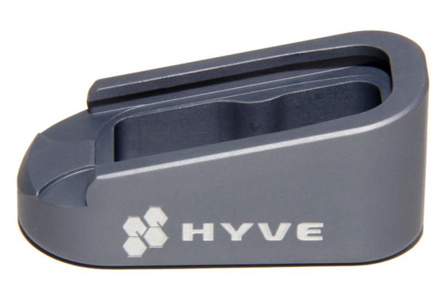 HYVE Technologies Magazine Extension Base Pad Glock 43 1-Round Gray Small - Hyve Technologies