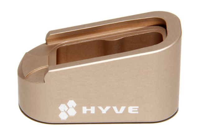 HYVE Technologies Magazine Extension Base Pad Glock 43 2-Round Tan Small - Hyve Technologies