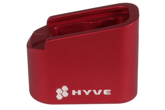 HYVE Technologies Magazine Extension Base Pad Glock 43 3-Round Red Small