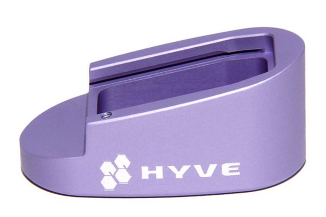 HYVE Technologies Magazine Extension Base Pad Smith & Wesson M&P Shield 9mm 7-Round Mag 1-Round Violet Small - Hyve Technologies
