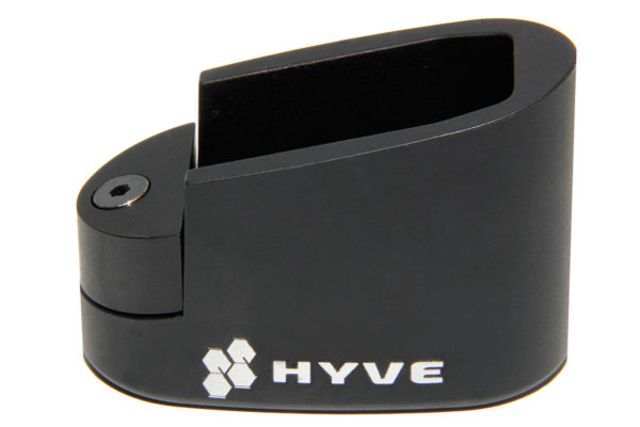 HYVE Technologies Magazine Extension Base Pad Smith & Wesson M&P Shield 9mm 8-Round Mag 2-Round Black Small - Hyve Technologies