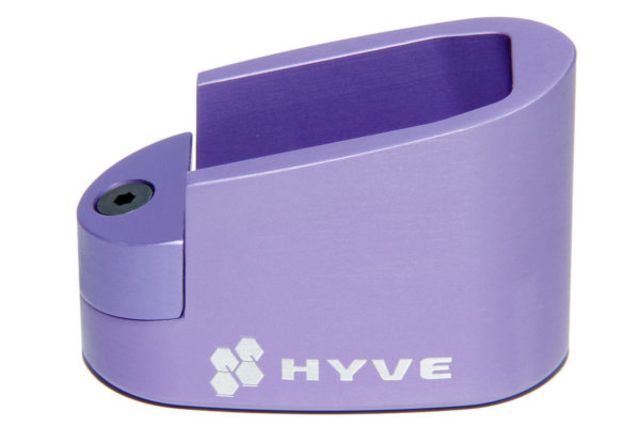 HYVE Technologies Magazine Extension Base Pad Smith & Wesson M&P Shield 9mm 8-Round Mag 2-Round Violet Small - HYVE Technologies