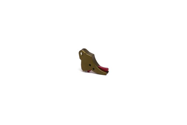 HYVE Technologies Monarch Trigger System Smith & Wesson M&P Shield 9mm/ .40 OD Green shoe/Red Safety Small - Hyve Technologies