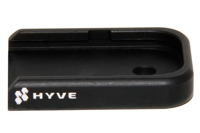 HYVE Technologies Small Magazine Base Pad Glock 9mm/.40 cal/.357 Double Stack Magazines Black Small - Hyve Technologies