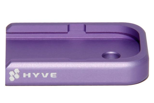 HYVE Technologies Small Magazine Base Pad Glock 9mm/.40 cal/.357 Double Stack Magazines Violet Small - Hyve Technologies