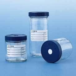 I-Chem I-Chem Wide Mouth Septa-Jars I-CHEM  I-CHEM Certified 300 Series - $161.99 at Optics Planet