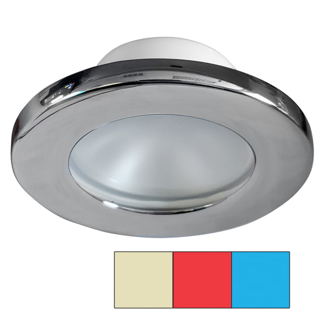 I2Systems Inc Apeiron  Screw Mount LED Light Red/ Warm White/ Blue/ Chrome Finish - I2Systems Inc