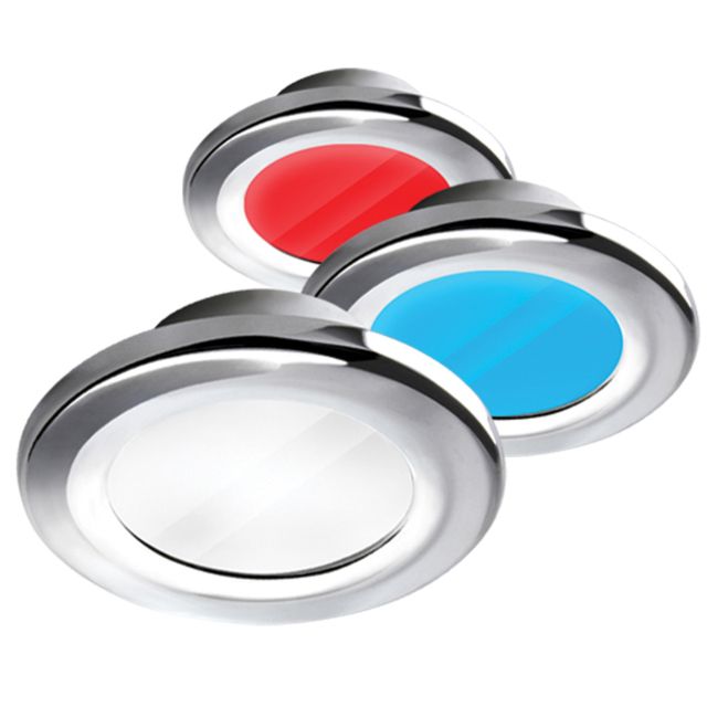 I2Systems Inc Apeiron  Screw Mount LED Light Red/Cool White/ Blue/ Brushed Nickel Finish - I2Systems Inc