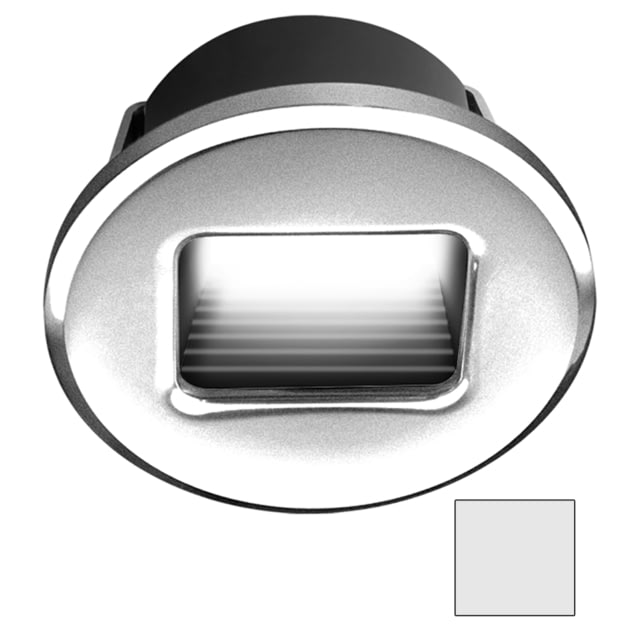 I2Systems Inc Ember  Snap-In LED Round Light Brushed Nickel/Cool White Light - I2Systems Inc