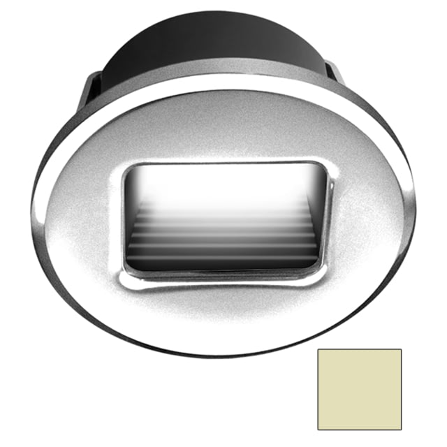 I2Systems Inc Ember  Snap-In LED Round Light Brushed Nickel/ Warm White Light - I2Systems Inc