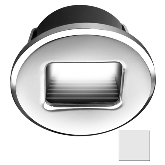 I2Systems Inc Ember  Snap-In LED Round Light Polished Chrome//Cool White Light - I2Systems Inc