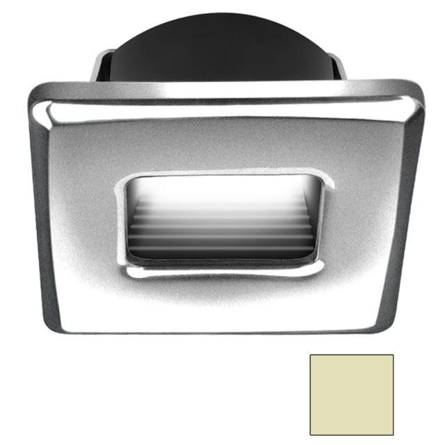 I2Systems Inc Ember  Snap-In LED Square Light Brushed Nickel/ Warm White Light - I2Systems Inc