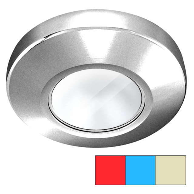 I2Systems Inc Profile  Tri-Light LED Surface Light Red/ Warm White /Blue/Brushed Nickel Finish - I2Systems Inc